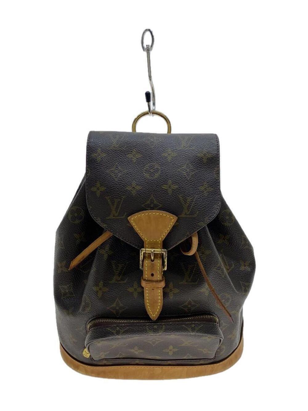 LOUIS VUITTON Montsouris Backpack Monogram Canvas Brown Backpack All Over